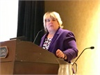 <p><strong>Rebecca Brewster, president of ATRI, discusses recent research results at the in.sight user conference.</strong> <em>Photo: Jim Beach</em></p>